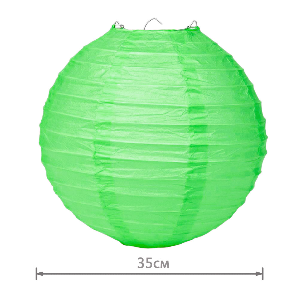 Подвесной фонарик стандарт 35 см светло-зеленый new