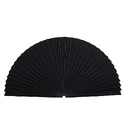 Веер-гармошка 180г/м 80 см, черный