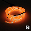 Шнур неоновый светящийся от USB 4 м, оранжевый