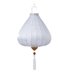 Вьетнамский фонарик 12" Тыква белый 822